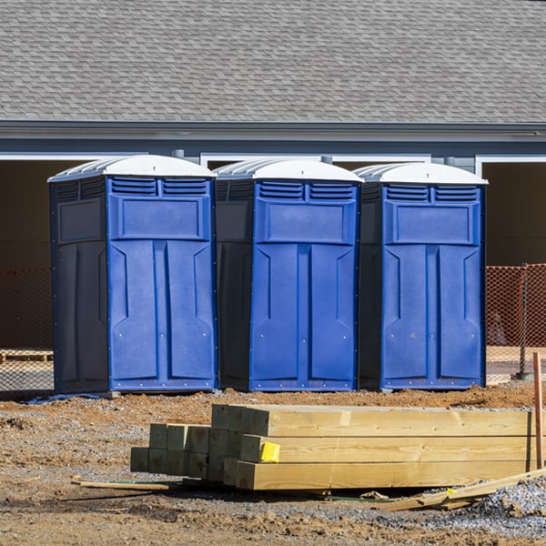 can i customize the exterior of the portable restrooms with my event logo or branding in Fredonia